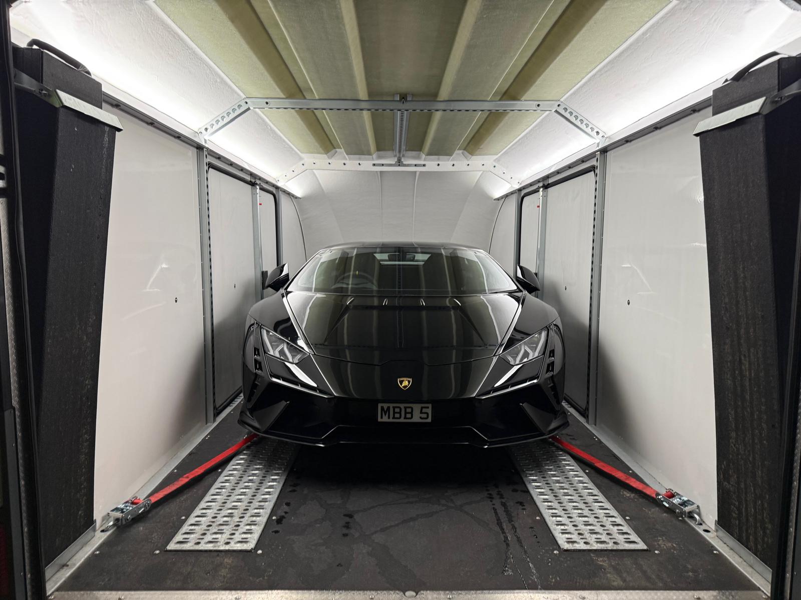 Inside the Enclosed Transporter